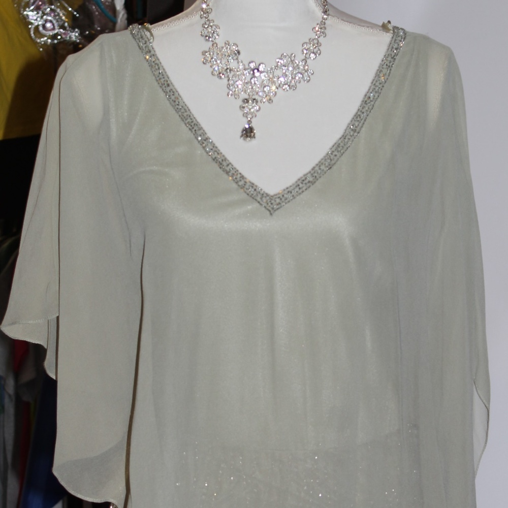 Green Dress Rhinestone Sequins